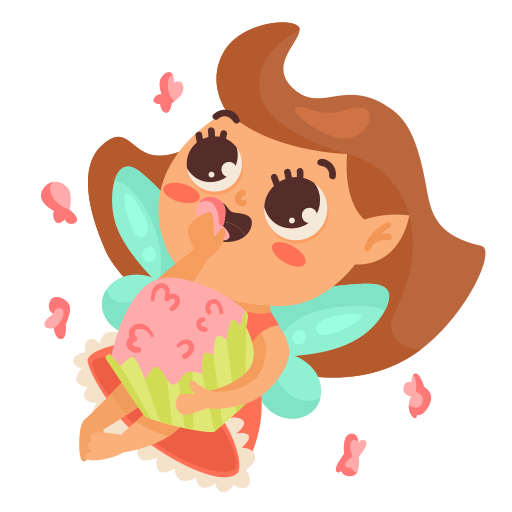 Fairy free sticker