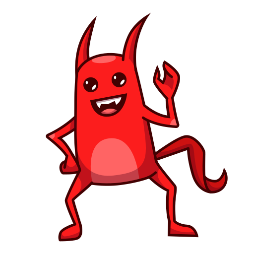 Devil Stickers - Free smileys Stickers