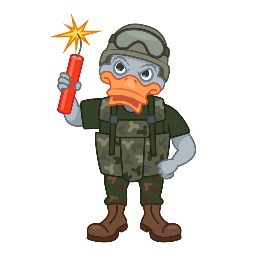 pato grátis figurinha