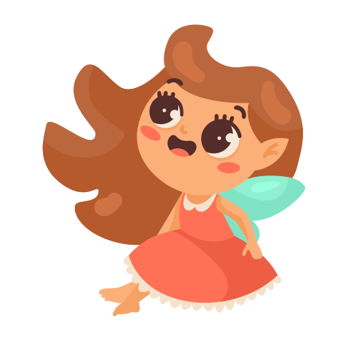 Fairy free sticker