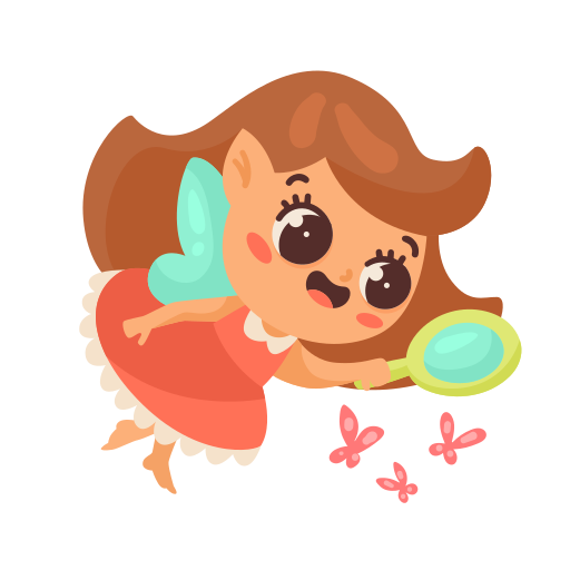 Fairy free sticker