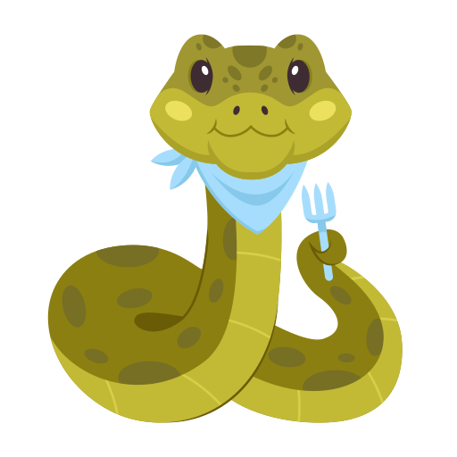 Premium PSD  Cute snake 3d illustration