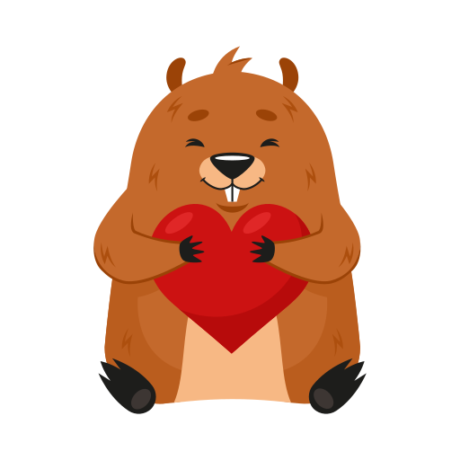 Groundhog free sticker Groundhog free sticker