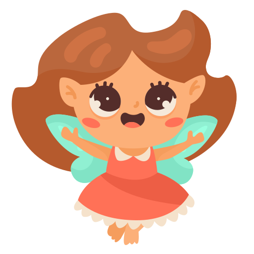 Fairy free sticker