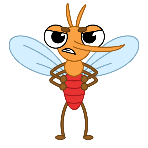 mosquito gratis sticker