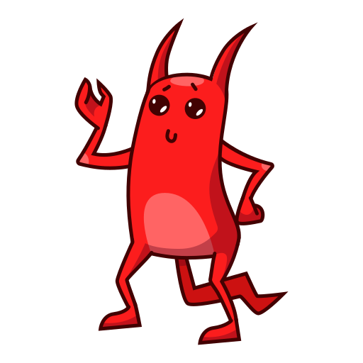 Devil Stickers - Free smileys Stickers