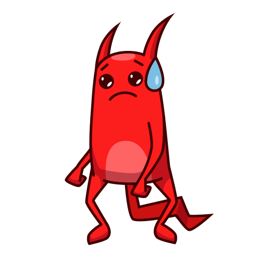 Devil free sticker Devil free sticker