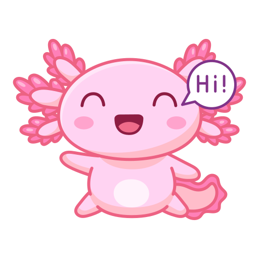 axolotl kostenlos Sticker axolotl kostenlos Sticker