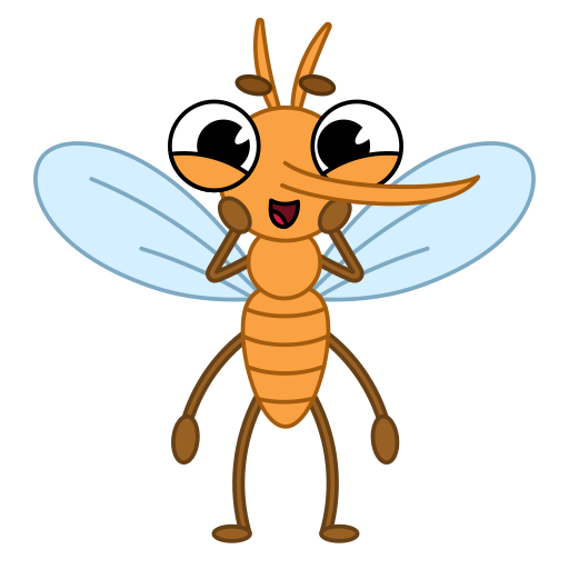 Mosquito free sticker Mosquito free sticker
