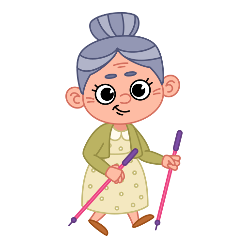 velha grátis figurinha
