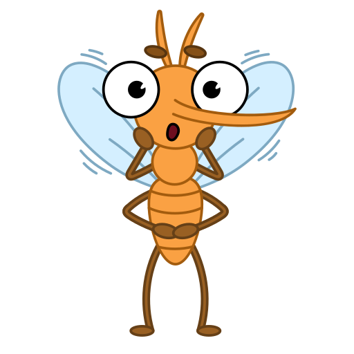 Mosquito free sticker Mosquito free sticker