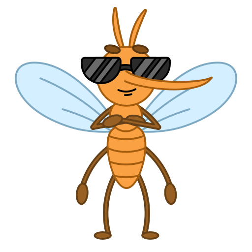 mosquito gratis sticker