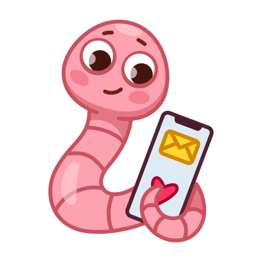 wurm kostenlos Sticker wurm kostenlos Sticker