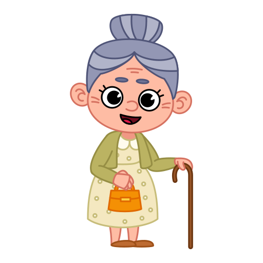 alte frau kostenlos Sticker alte frau kostenlos Sticker
