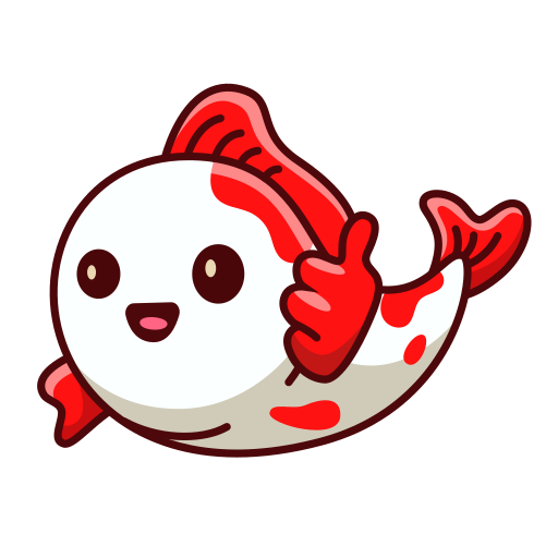 poisson koï gratuit sticker