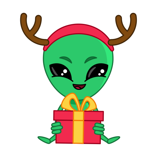 Alien free sticker Alien free sticker