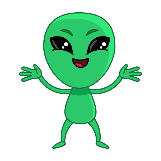 extraterrestre gratis sticker