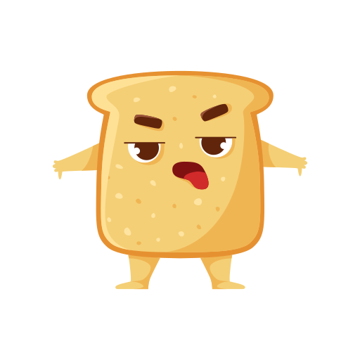Toast free sticker