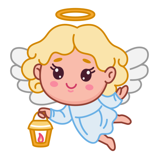 Ángel gratis sticker