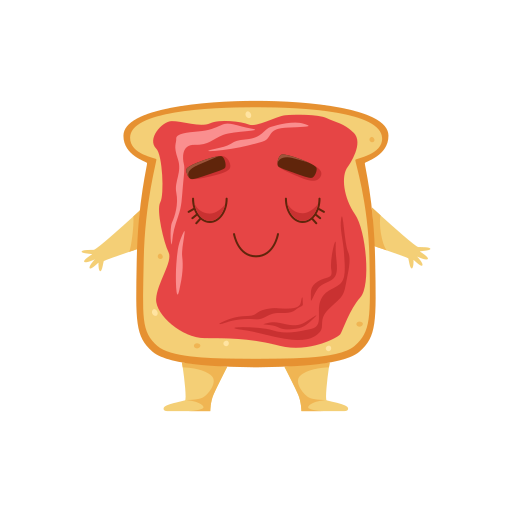 토스트 무료 스티커