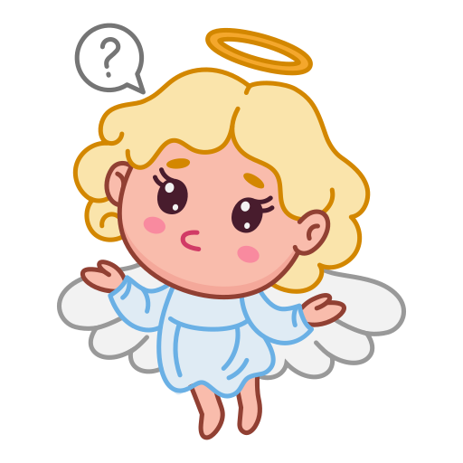 Angel Stickers - Free smileys Stickers