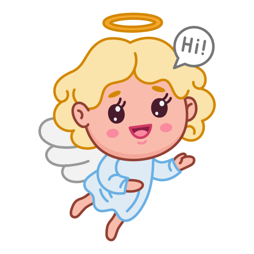 Angel Stickers - Free smileys Stickers