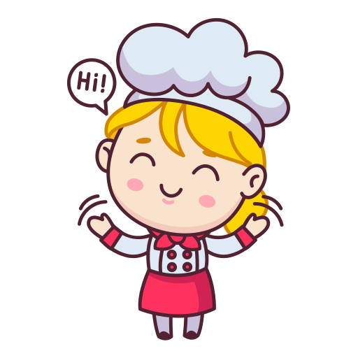 Premium Vector  Cute chef boy with equipment elements