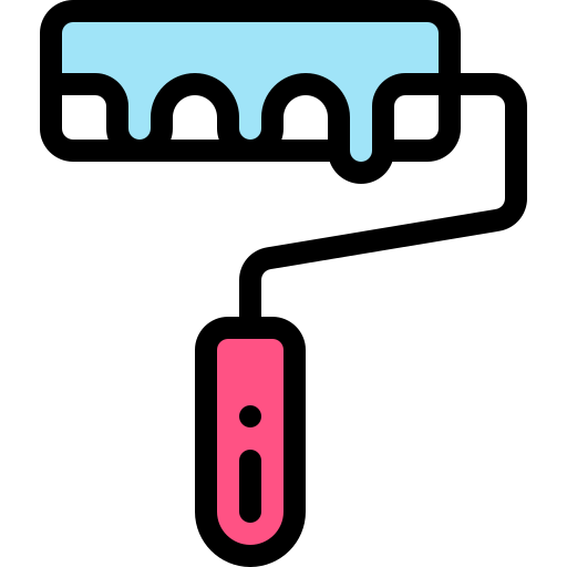 Paint roller free icon