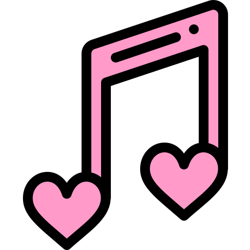 Romantic music Free Icon