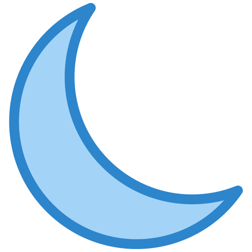 Crescent moon - Free weather icons