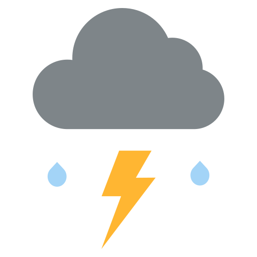 Thunderstorm - Free weather icons