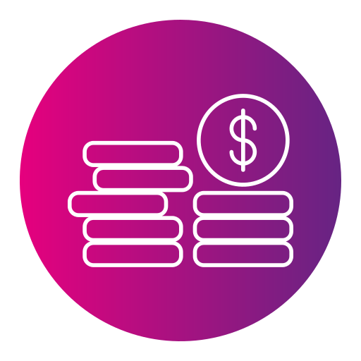 Coin Generic gradient fill icon