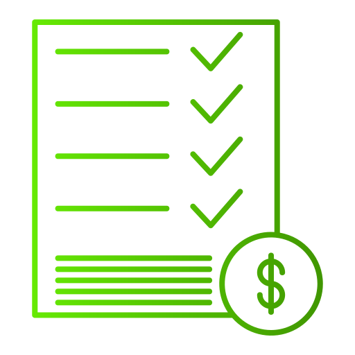 Document Generic gradient outline icon