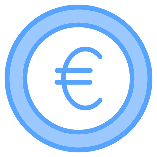 euro icono gratis