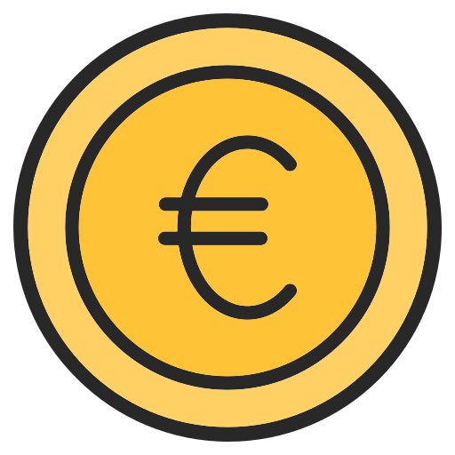 euro icono gratis