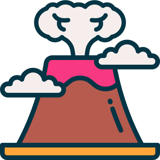 Volcano Generic color lineal-color icon