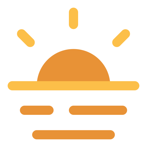 atardecer icono gratis