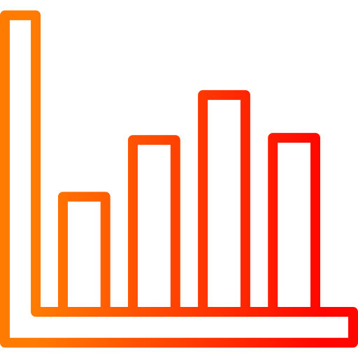 gráfico de barras icono gratis