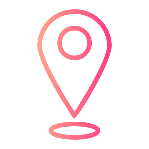 Location Generic gradient outline icon