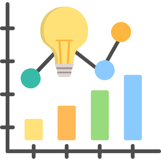 Bar chart free icon