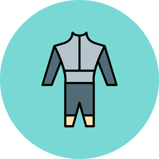 traje de neopreno icono gratis