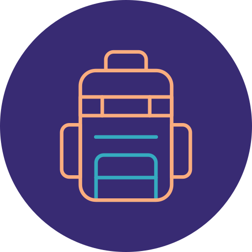 mochila icono gratis