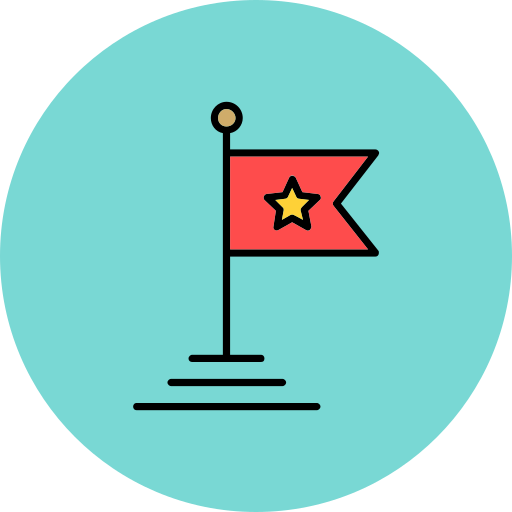 Flag free icon