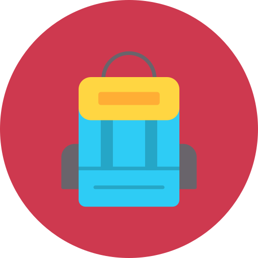 mochila icono gratis