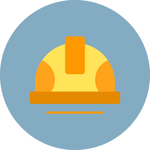 Helmet Generic color fill icon