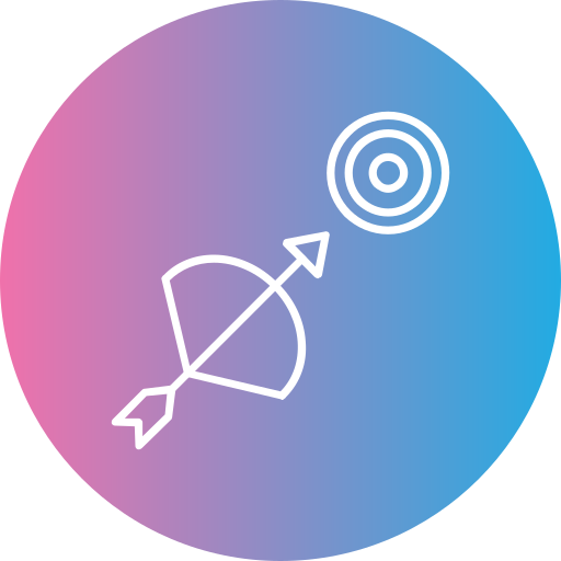 Archery Generic gradient fill icon