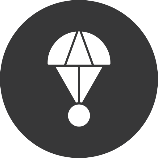 parachutisme Icône gratuit parachutisme Icône gratuit