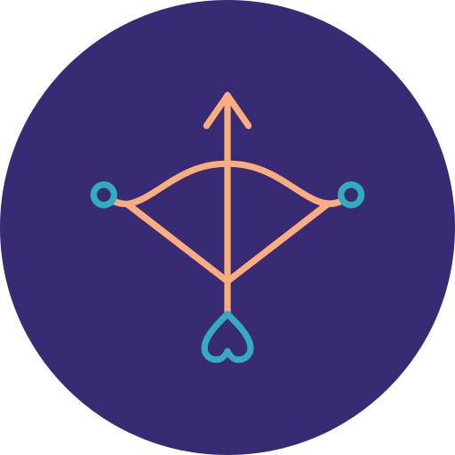 tiro al arco icono gratis