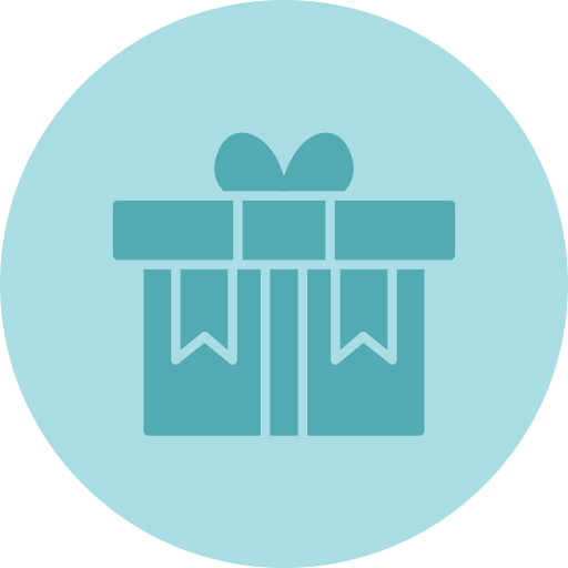 caja de regalo icono gratis