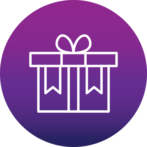 caja de regalo icono gratis